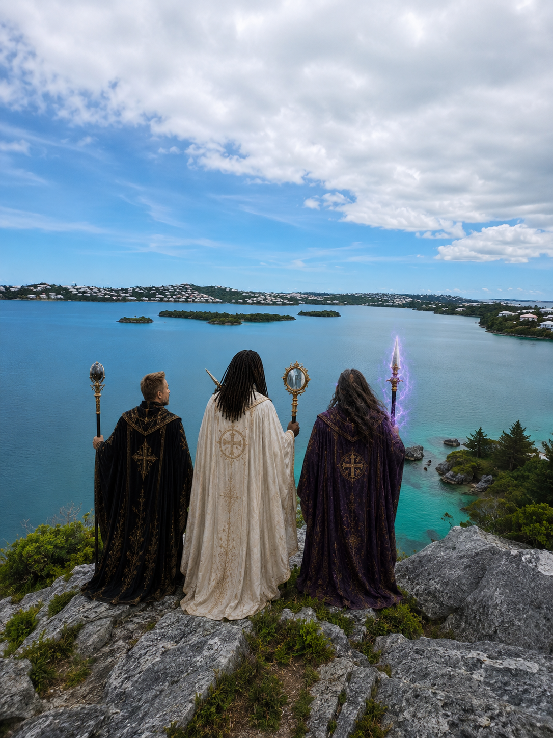 The Three Abbots at the Edge of Everything